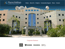 Tablet Screenshot of maznaholdings.com